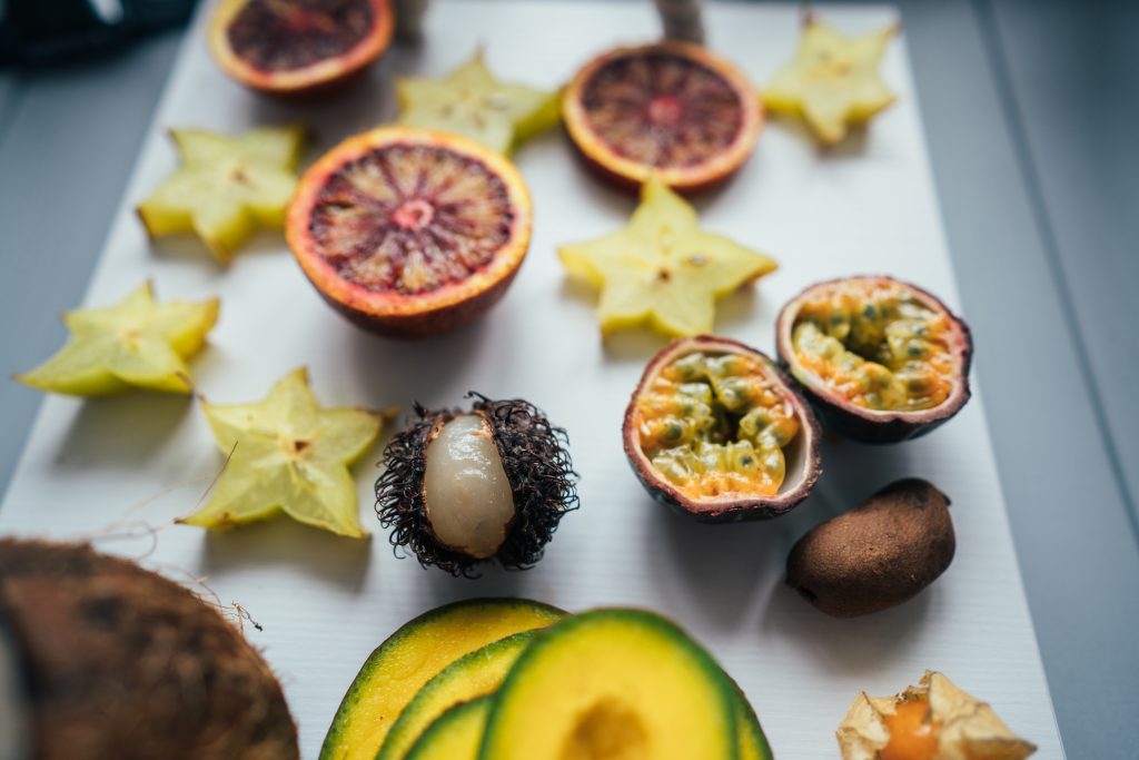 fruta deshidratada
