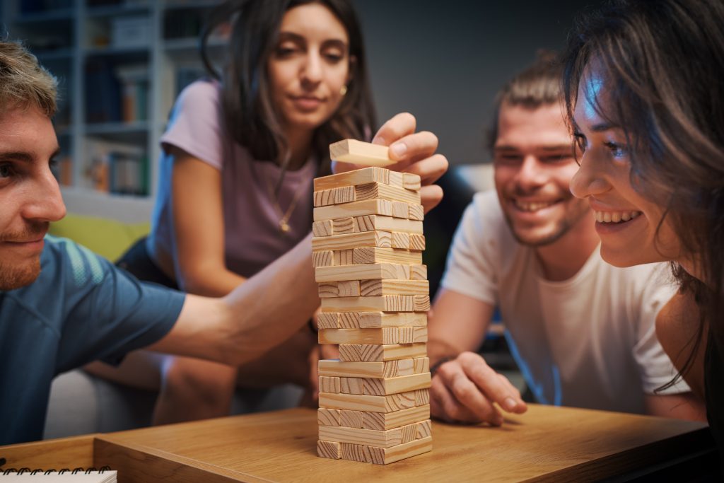 Jugadores de Jenga