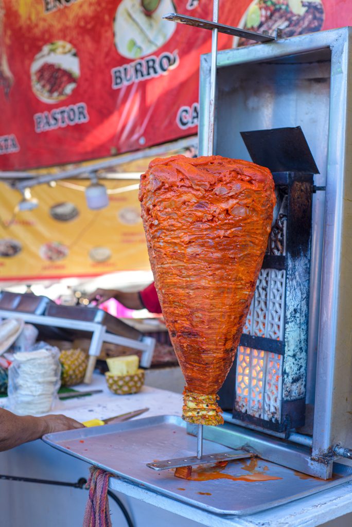 Tacos al pastor.