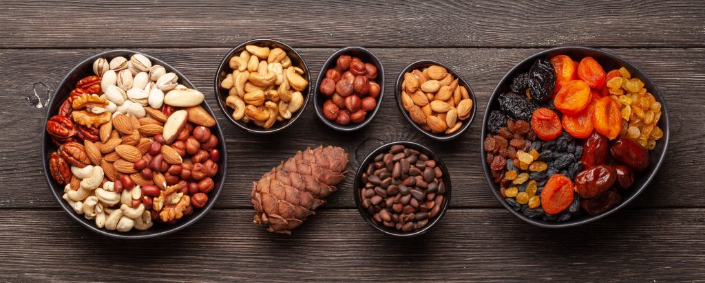 Mix casero de frutos secos y semillas