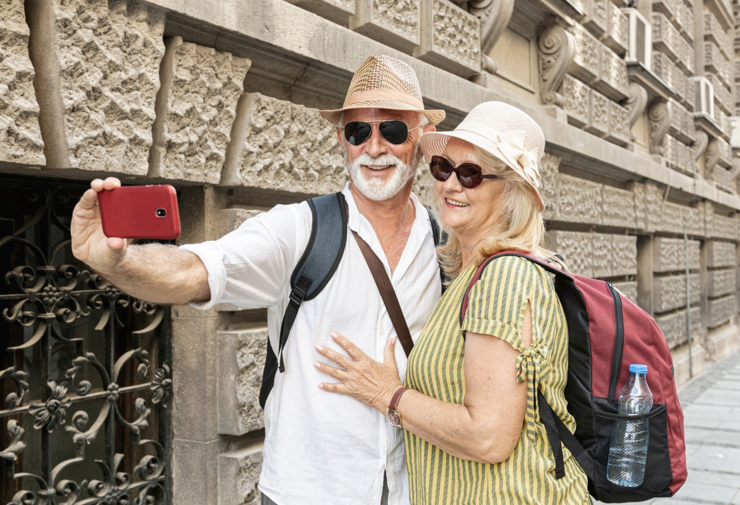 Adultos mayores de vacaciones