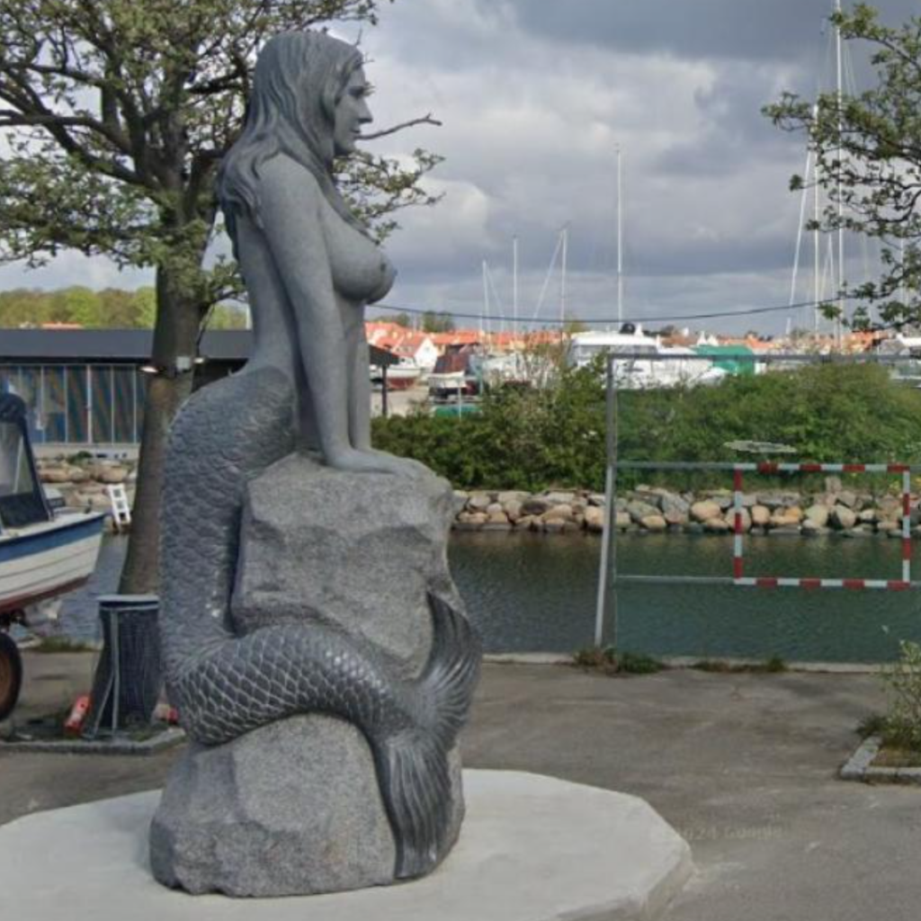 la Gran Sirena en Dragør Fort en Dinamarca