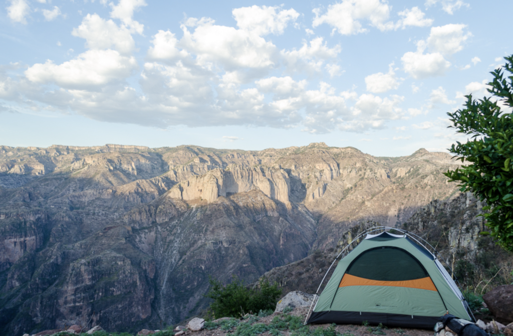 Acampar en Barrancas del Cobre, Chihuahua