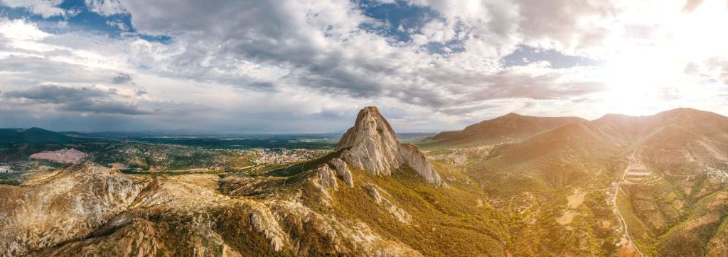 Bernal (Querétaro). mejores atardeceres en México