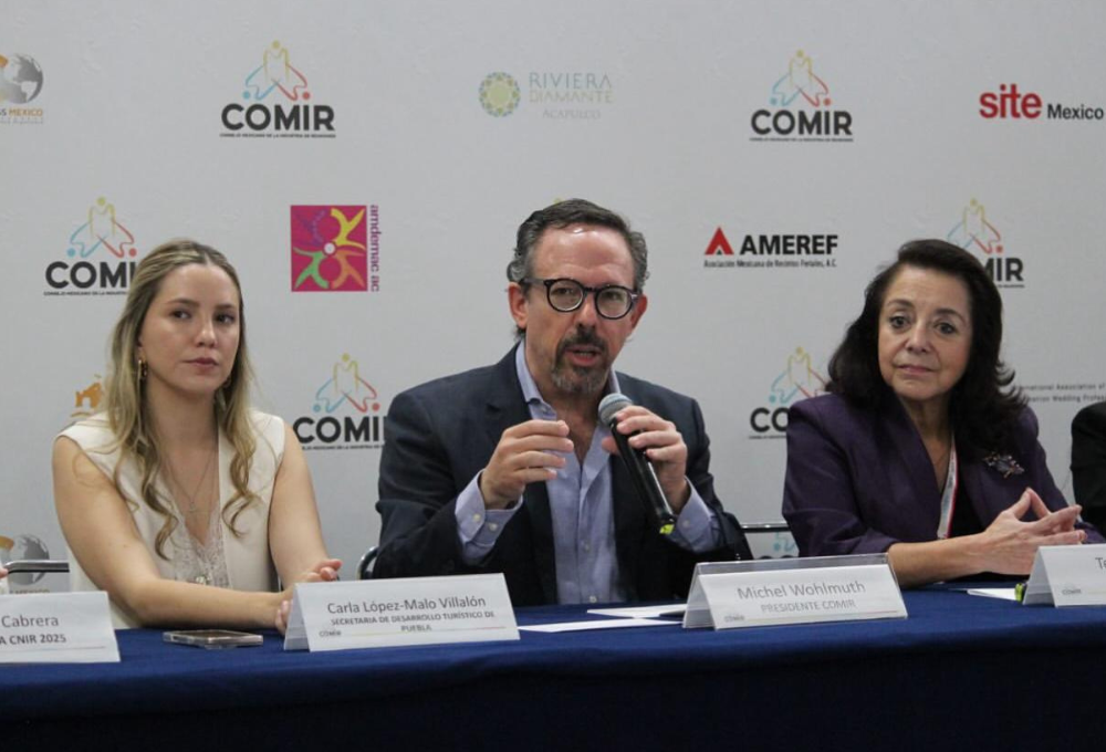 El presidente del COMIR, Michel Wohlmuth, presentó los resultados 2023-2025 que consolidan a México como potencia en la industria de reunione