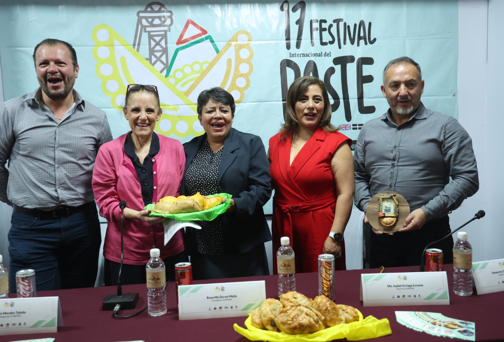 La Secretaría de Turismo y Corepac presentaron la 17ª edición del Festival Internacional del Paste, que se realizará del 10 al 12 de octubre en el Pueblo Mágico de Real del Monte