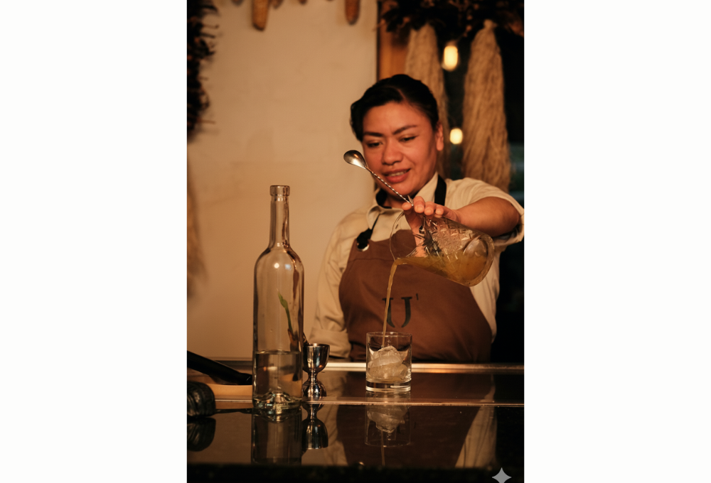 Pox, bebida sagrada chiapaneca.