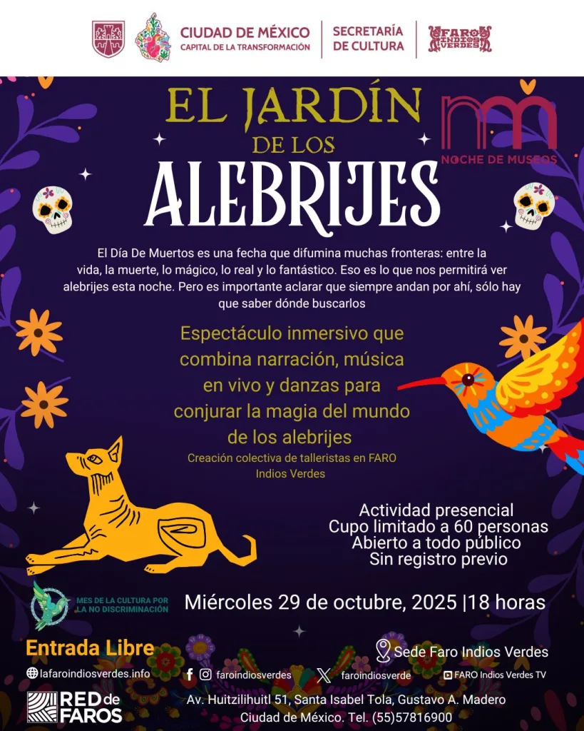 Descubre el nuevo jardín inmersivo de alebrijes en la Ciudad de México. Tú podrás explorar cientos de figuras monumentales de cartonería, conocer su historia, ubicación y por qué lo tienes que visitar.