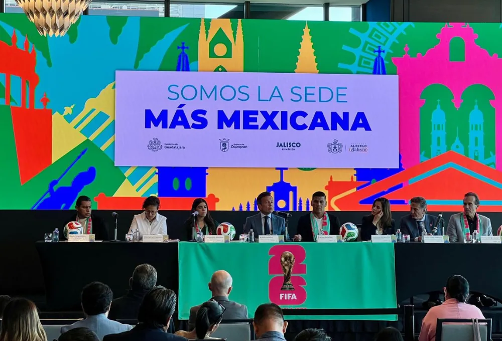 Conferencia de prensa en la CDMX. Guadalajara arma la gran fiesta rumbo al Mundial 2026
