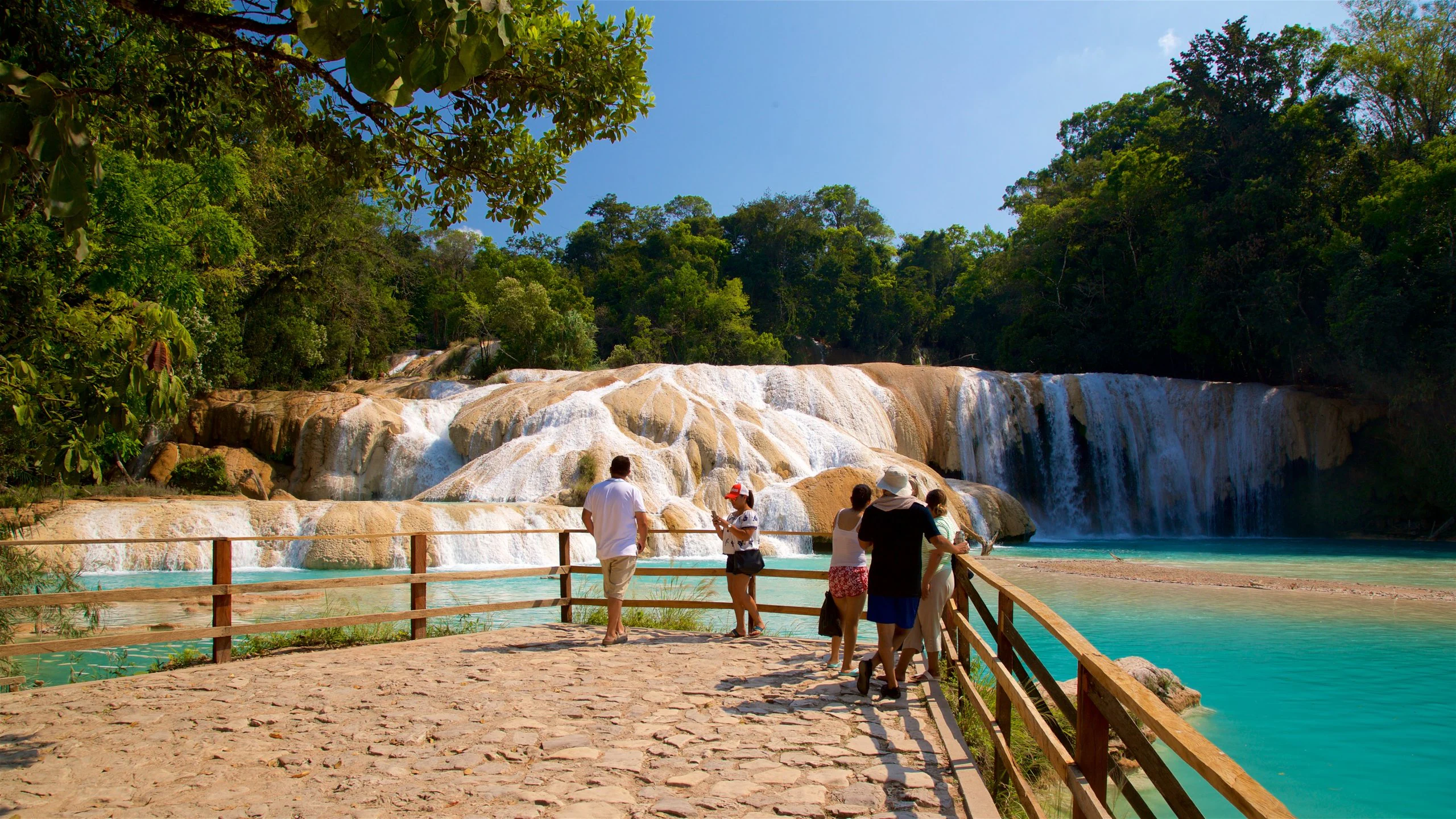 Maravíllate con las cascadas de Agua Azul, el tesoro natural de Chiapas
