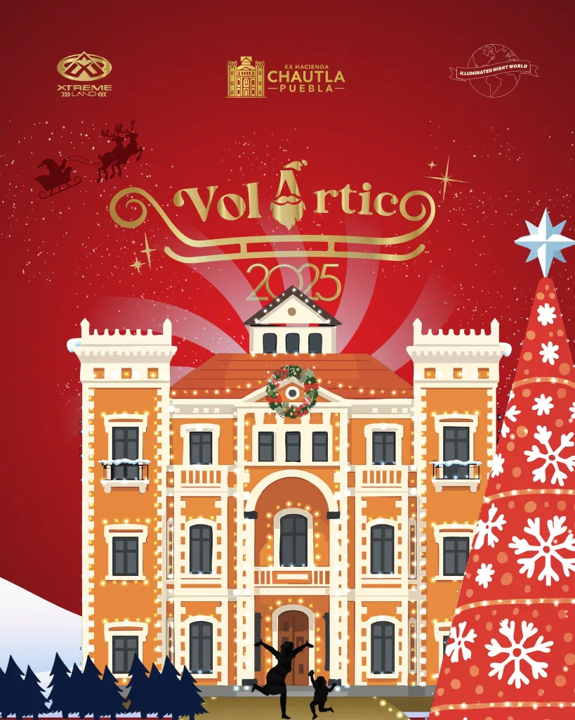La Ex Hacienda de Chautla vuelve a convertirse en un escenario mágico con el esperado Vuelo de Santa Claus. Aquí te contamos los detalles.
