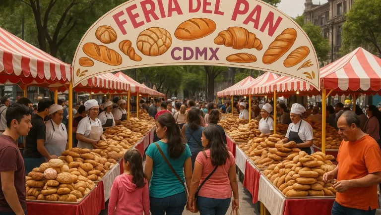 La Feria del Pan 2025 llegará a Tlalpan con conchas, cuernos, orejas, chocolatito caliente y antojitos que debes probar. Aquí te contamos la fecha, ubicación y todo lo que necesitas para planear tu visita.