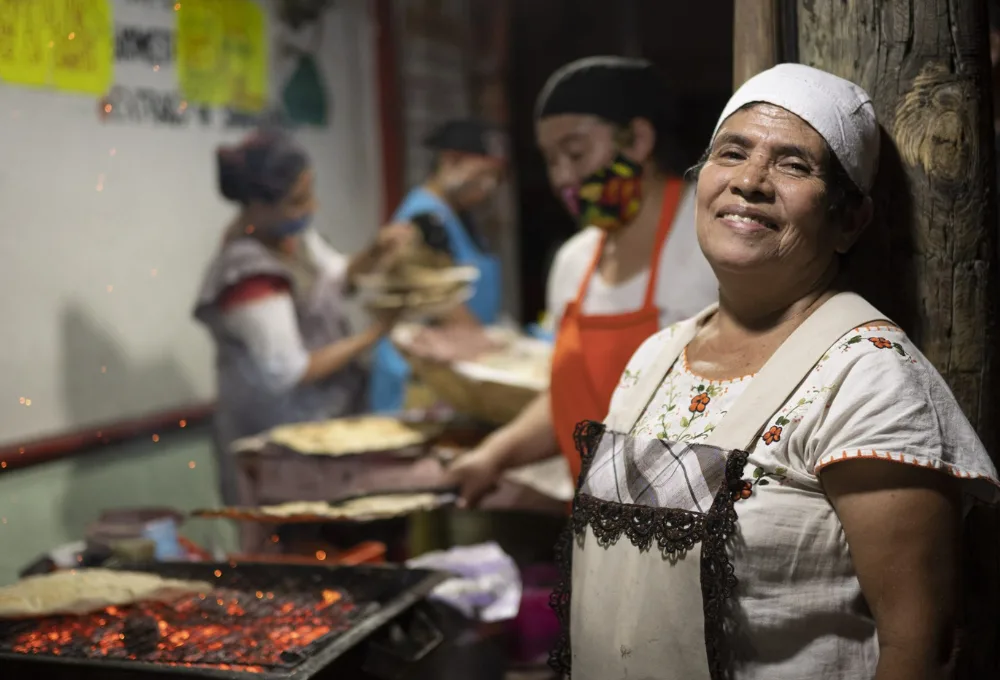 Tlayudas La Chinita. Oaxaca.