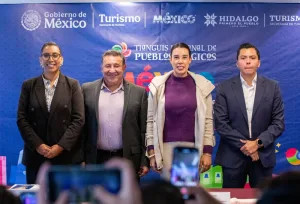 La secretaria de Turismo, Josefina Rodríguez Zamora, destacó que el Tianguis Nacional de Pueblos Mágicos 2025 será un evento gratuito y abierto al público.