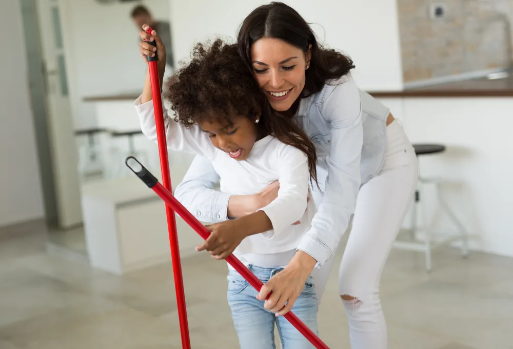 Barrer hacia afuera.