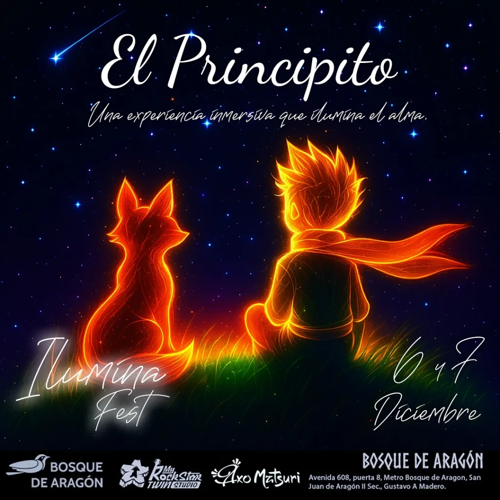 La CDMX estrena una experiencia inmersiva inspirada en El Principito dentro del Bosque de Aragón. Aquí descubrirás qué encontrarás y cómo vivir un momento fuera de la rutina.