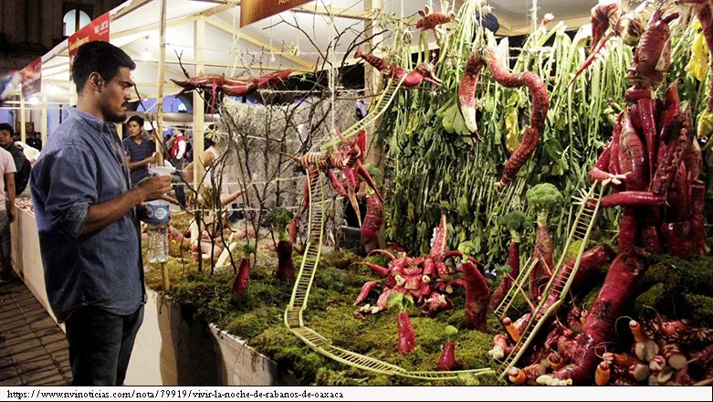 La Noche de Rábanos en Oaxaca es una de las celebraciones decembrinas más originales de México. Si buscas una experiencia única, cultural y llena de creatividad, esta es una parada obligada en diciembre.