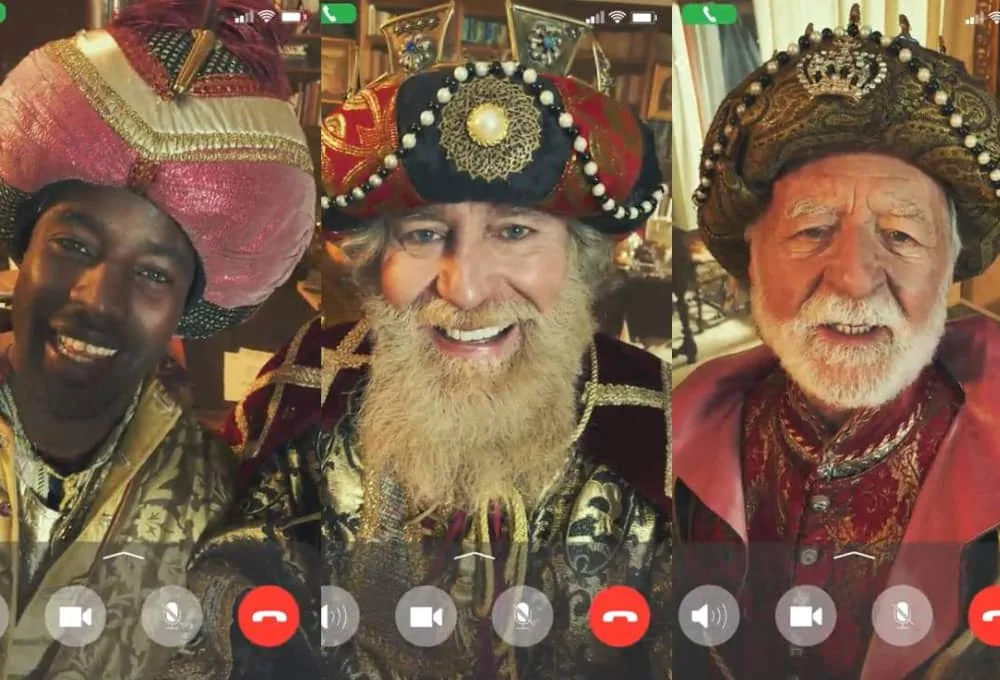 Videollamada con los Reyes Magos