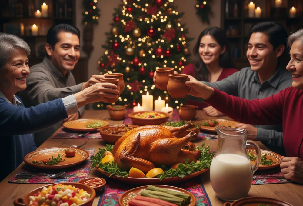 Maridar pavo navideño con bebidas bien mexicanas. Pulque