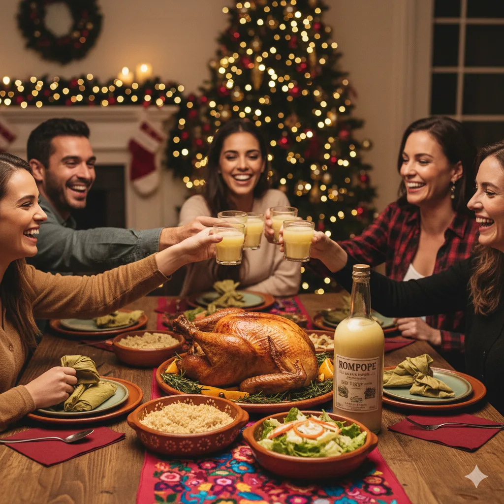 Maridar pavo navideño con bebidas bien mexicanas: Rompope