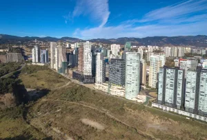 Vista actual de Santa Fe, centro de negocios de la CDMX