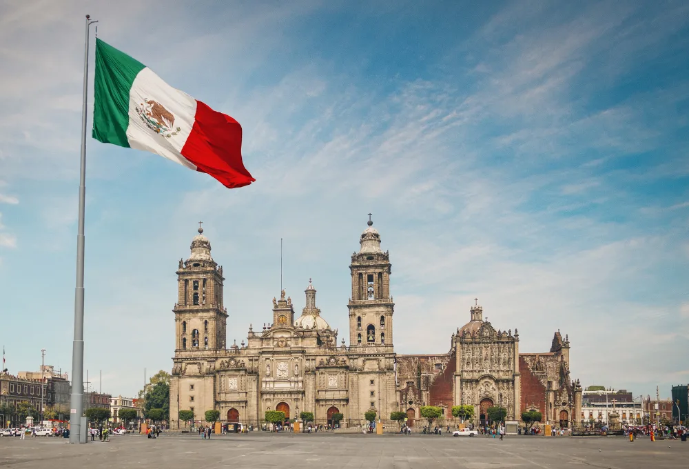 Día de la Bandera de México. Zócalo.
