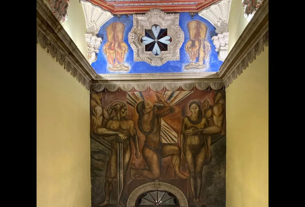 Casa de los Azulejos. "Omnisciencia": El grito muralista de José Clemente Orozco