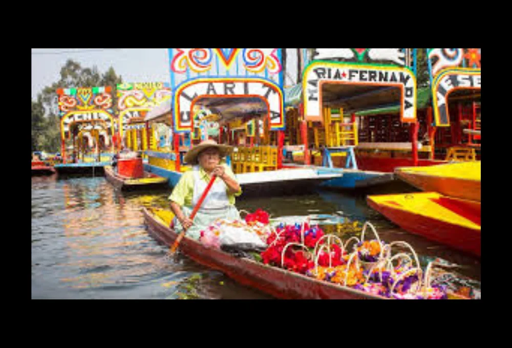 Trajineras de Xochimilco.