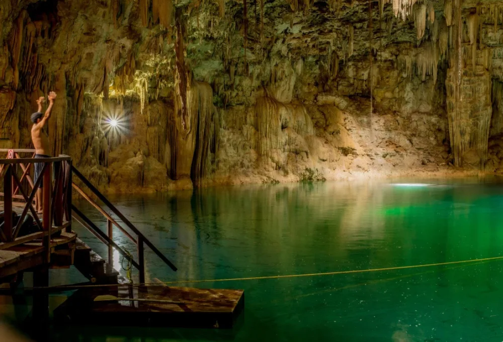 Cenotes en Yucatán.