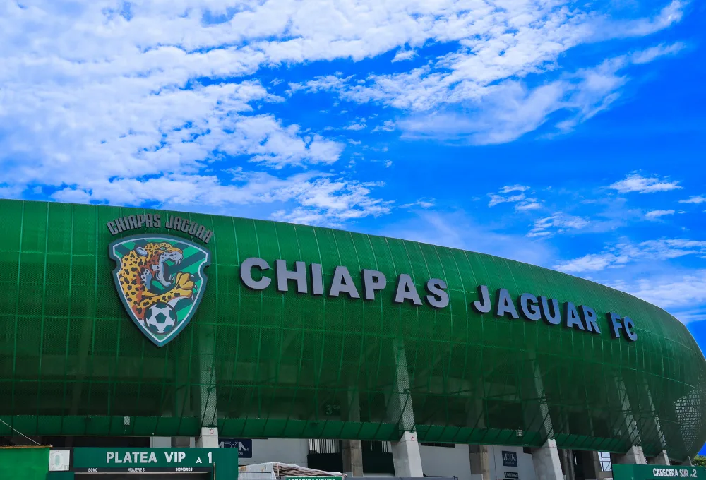 Estadio Víctor Manuel Reyna, en Tuxtla Gutiérrez.