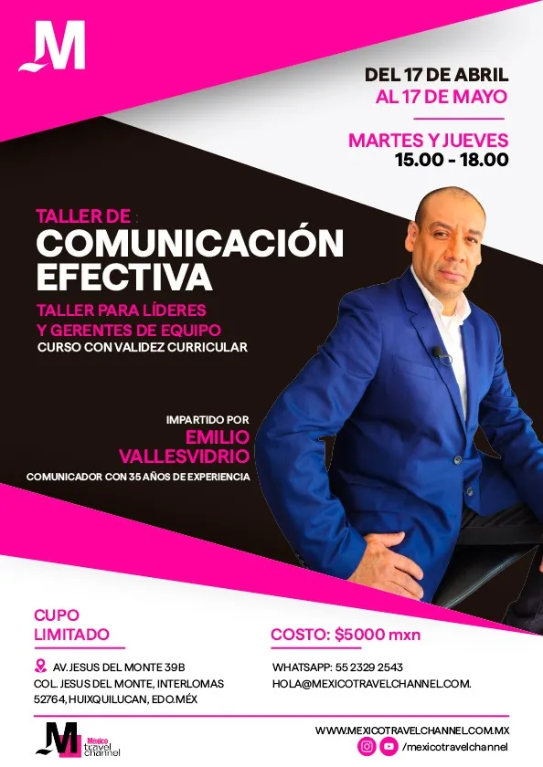 taller de comunicación efectiva Emilio Vallesvidrio