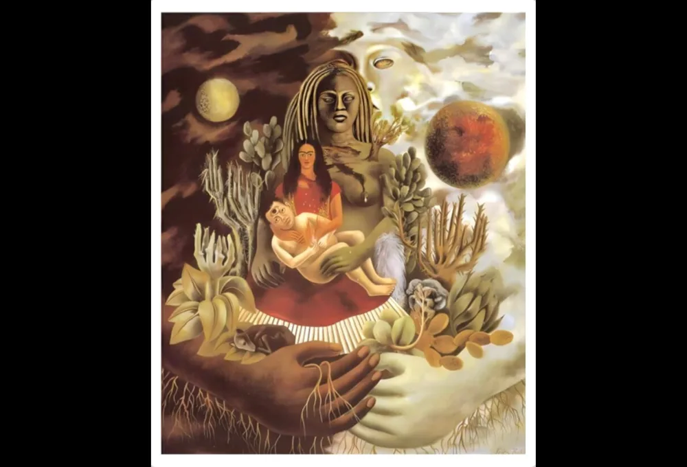 Frida Kahlo. "El Abrazo de Amor del Universo"