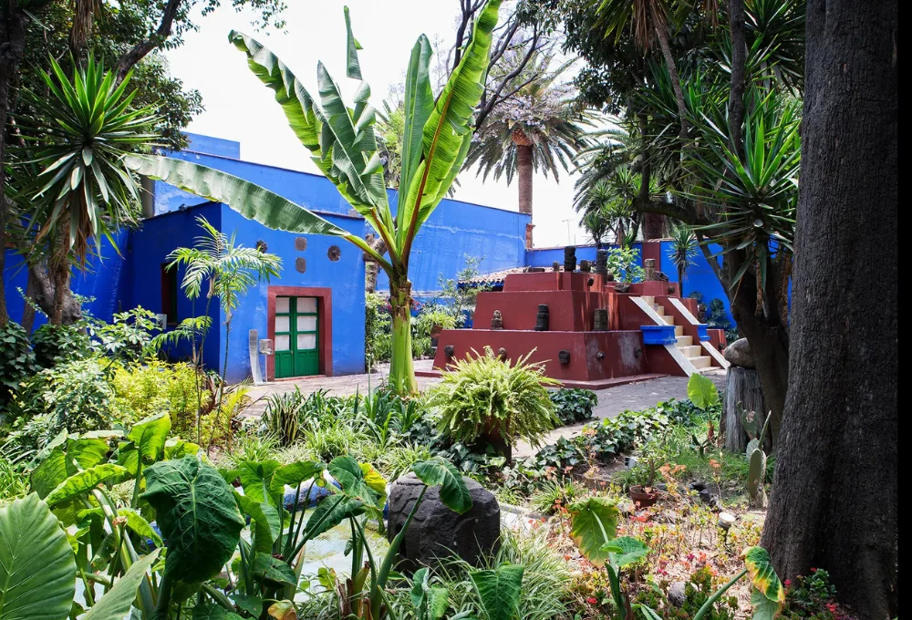 Frida Kahlo. Jardines de La Casa Azul.