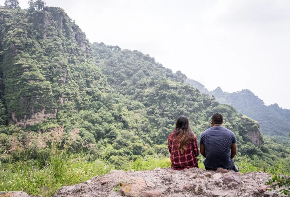 Disfrutando de Amatlán de Quetzalcóatl.