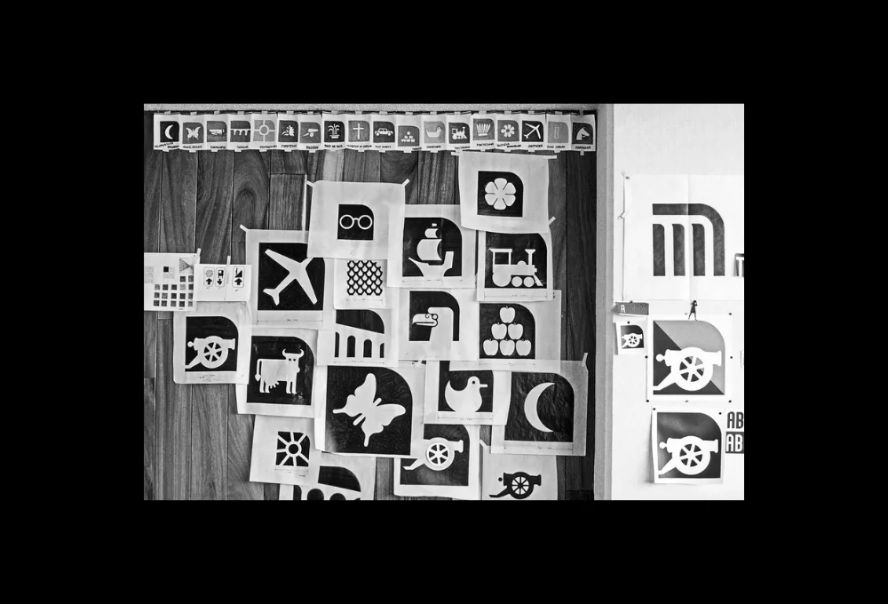 Íconos del metro de la CDMX creados por Lance Wyman.