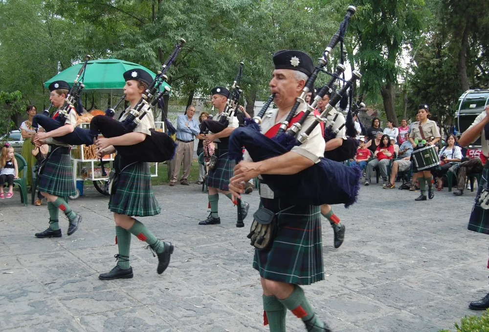 Batallón de San Patricio en México. Gaitas.