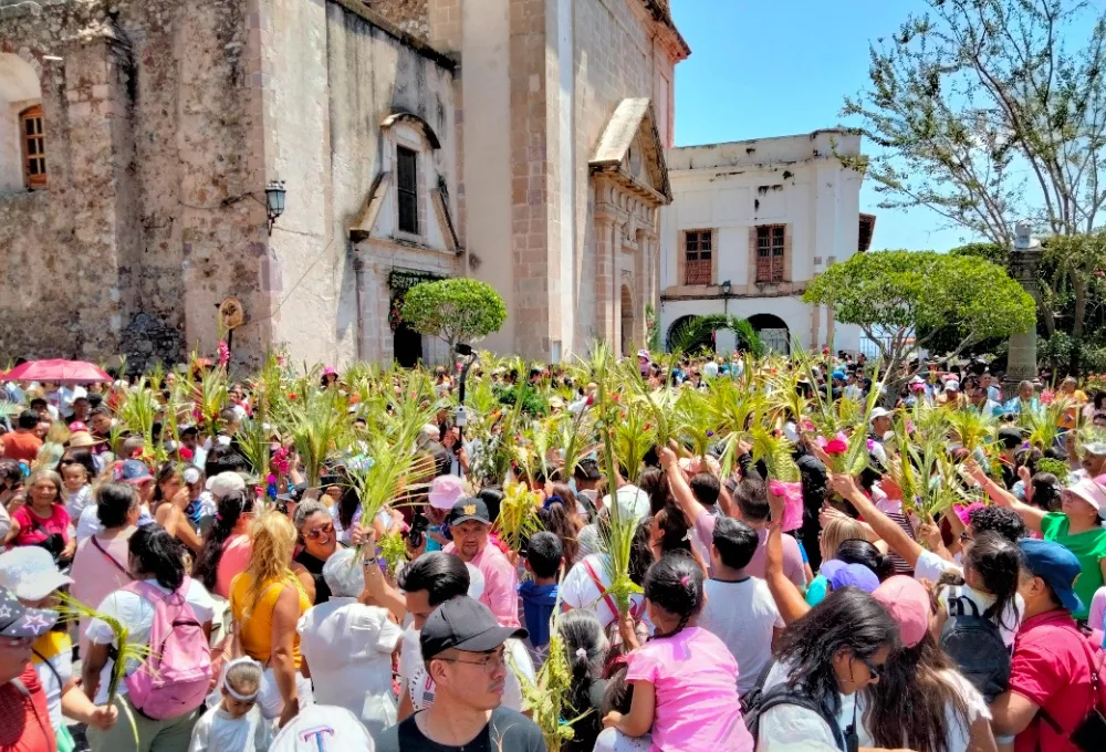 Taxco, Guerrero, en Domingo de Ramos.