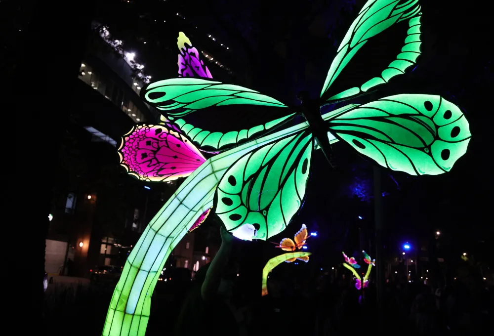 "Solo la Luz, Primavera" en Paseo de la Reforma