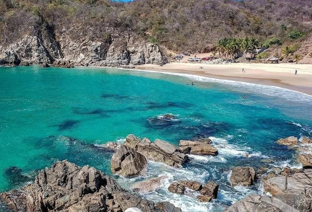Estas son las playas de Oaxaca que Google aún no "descubre”. Bahía de Tembo