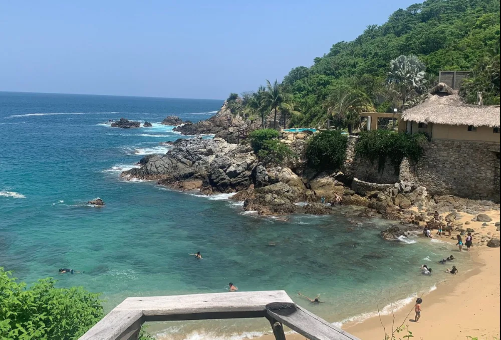 Estas son las playas de Oaxaca que Google aún no "descubre”. Playa Estacahuite.