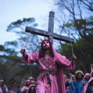 El tradicional Viacrucis rumbo al Cerro de la Estrella es una de las celebraciones religiosas más importantes del país.
