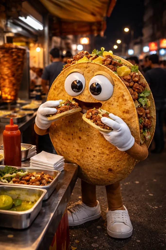 Descubre por qué los mexicanos comen tacos de pie. Una tradición callejera con historia, cultura y sabor que define la identidad gastronómica de México. ¿Lo has hecho?