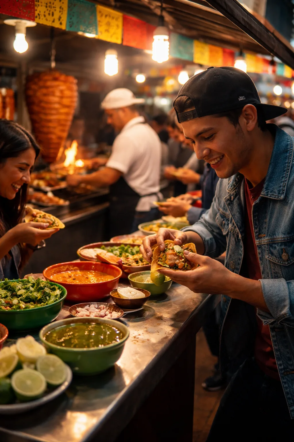 Descubre por qué los mexicanos comen tacos de pie. Una tradición callejera con historia, cultura y sabor que define la identidad gastronómica de México. ¿Lo has hecho?
