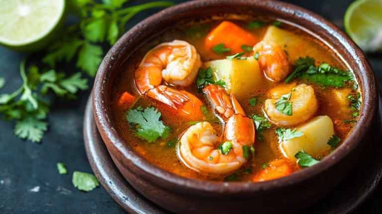 Descubre por qué el caldo de camarón seco es uno de los platillos más nutritivos. Conoce su origen, beneficios, datos curiosos y receta tradicional.