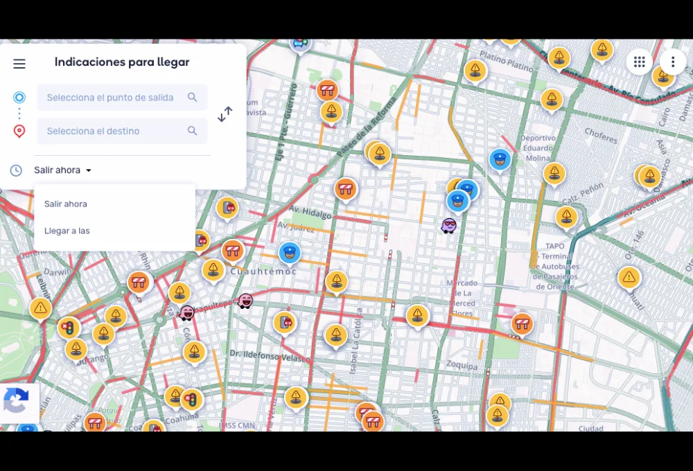 Waze: La "inteligencia social" contra los imprevistos en ruta. Tráfico