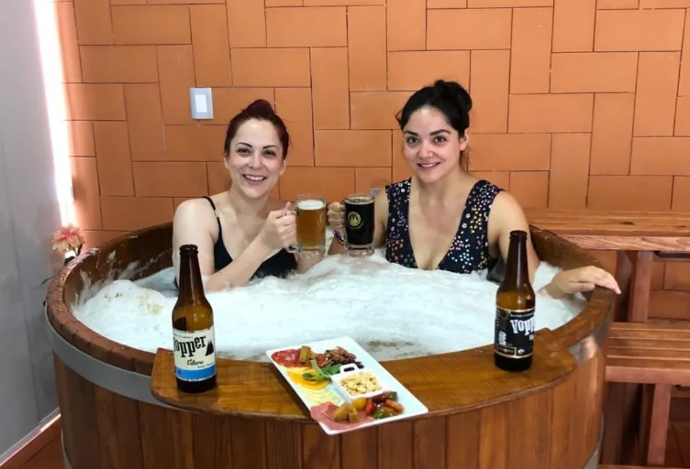 Vopper Spa, dentro del Hotel Boutique Casa Diamante, Mineral de Pozos, Guanajuato.