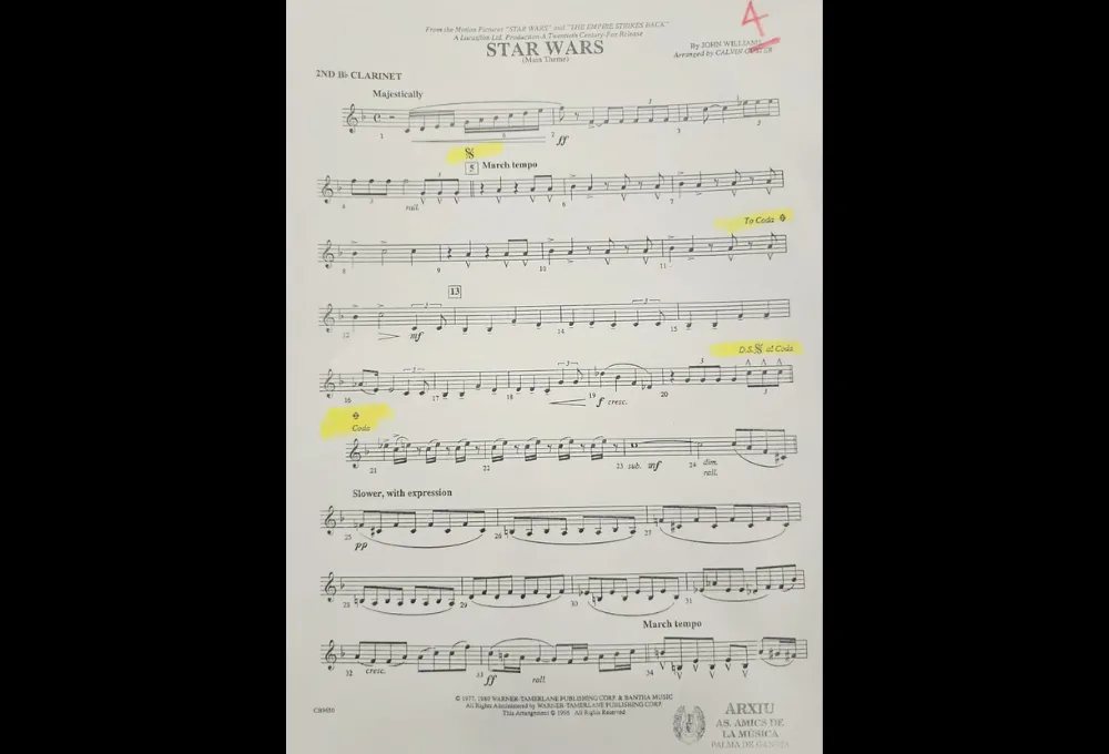 Banda Sinfónica de la CDMX cierra con broche de oro la 10ª Expo en el Futurama. Partitura