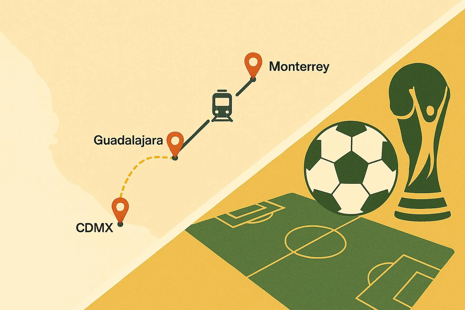 Sedes Mundialistas: Guía práctica para moverte entre CDMX, Guadalajara y Monterrey