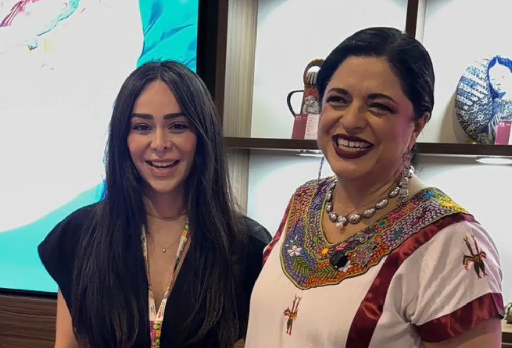 Dámaris Moreno, Directora de Desarrollo Económico de la alcaldía Álvaro Obregón. Cobertura Tianguis Turístico Adán y Gustavo Silva