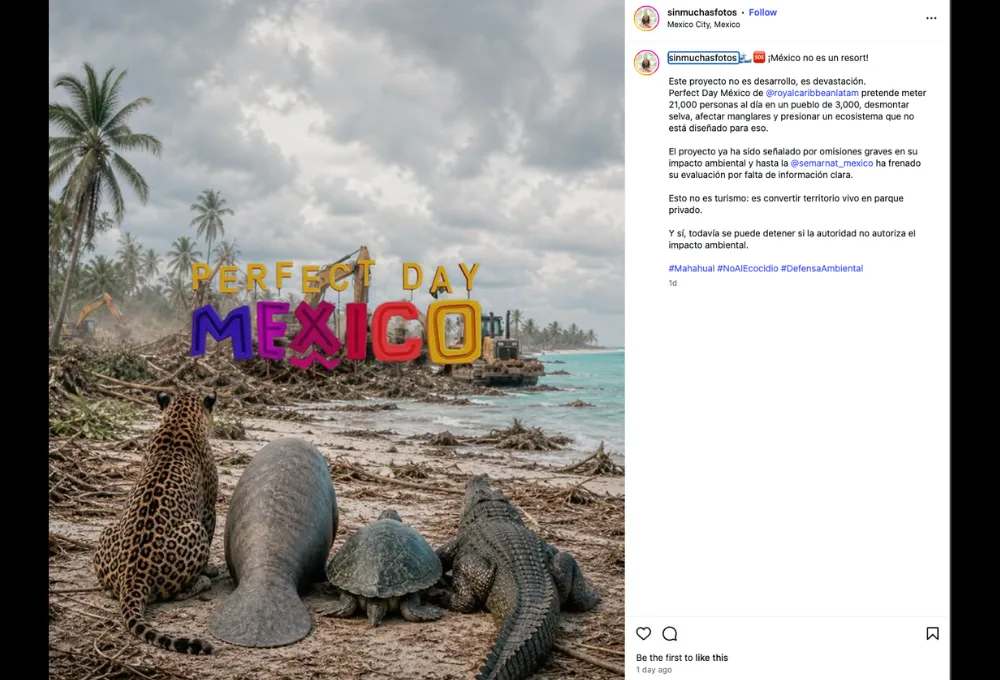 Posteo ¿Mexicanos al grito de... Mahahual? El paraíso del Caribe que se resiste a convertirse en parque privado